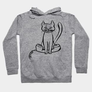 Cat On the Phone - Cute Animal Hoodie